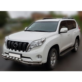 Front Bar F3-31 (Stainless Steel) Toyota Land Cruiser Prado 150 2009-2023 photo 1