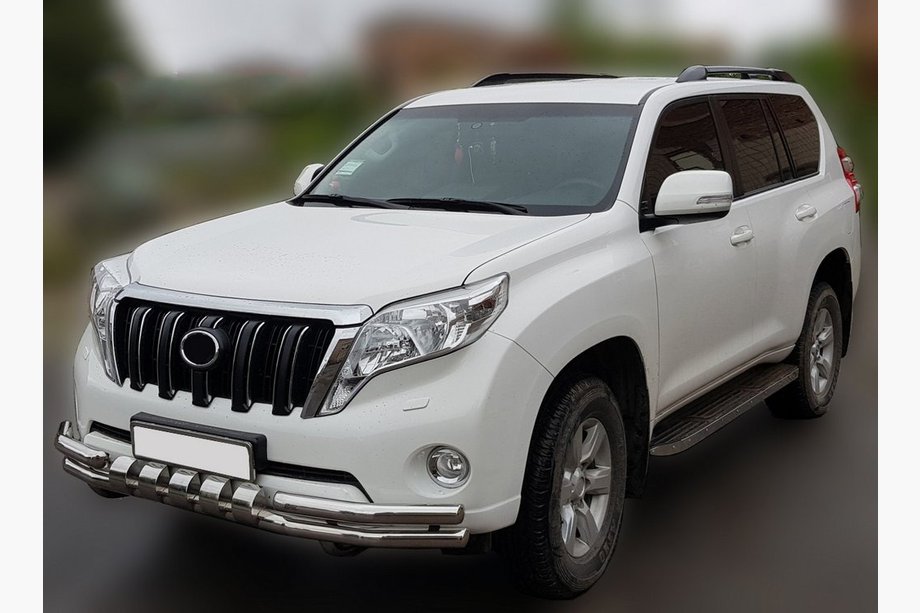 Toyota Land Cruiser Prado 150 2009-2023 Front Bar F3-31 (Stainless Steel) Image