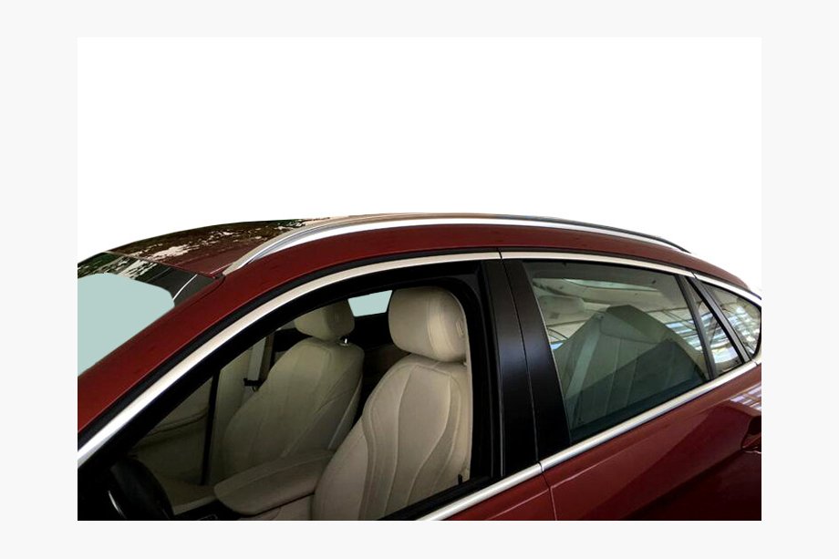 BMW X6 F16 2014-2019 Integrated Chrome OEM Roof Rails (Aluminum, Adhesive Installation) Image