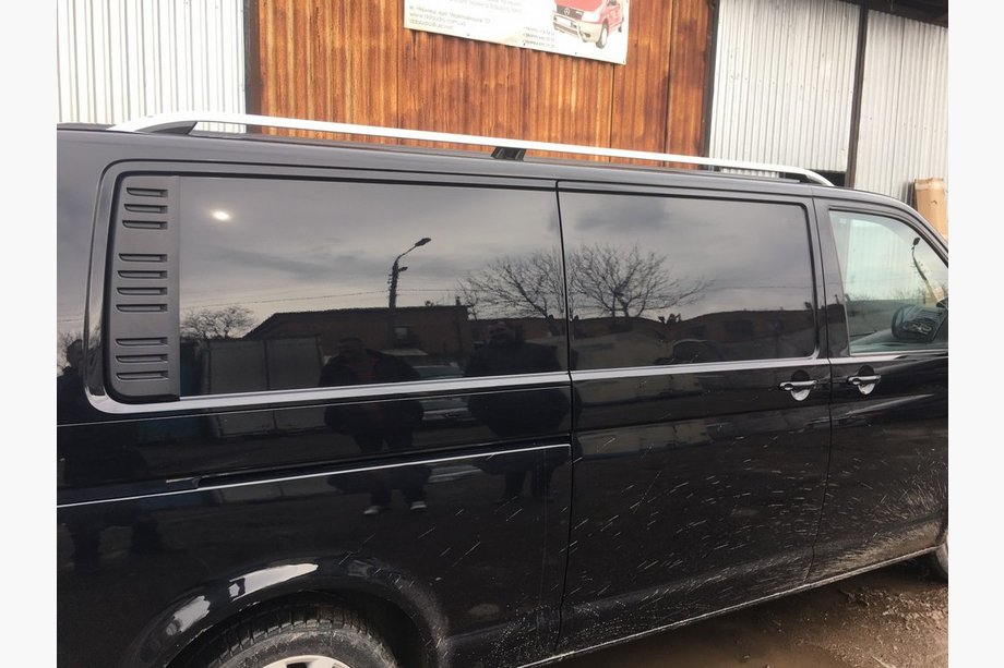 Volkswagen T5 2010-2015 Roof Rails CROWN (matte grey) Photo 3