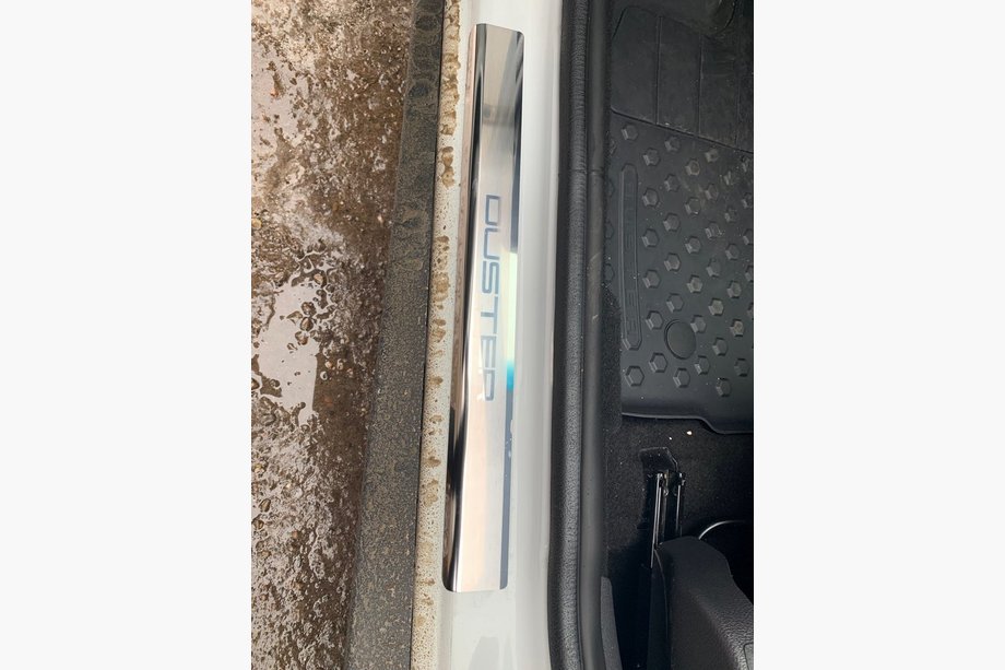 Dacia Duster 2008-2018 Natanika Premium Door Sill Protectors (4 pcs, Stainless Steel) Image