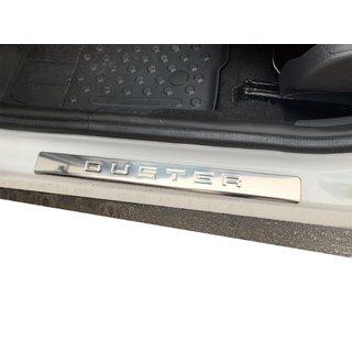Door Sill Protectors OmsaLine (4 pcs, Stainless Steel) Dacia Duster 2008-2018 photo 1