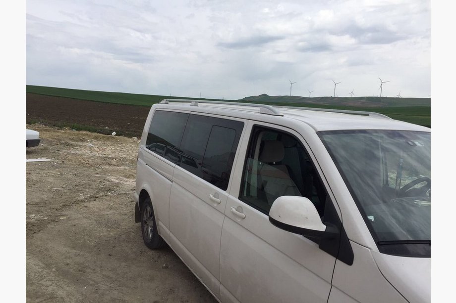 Volkswagen T5 Caravelle 2004-2010 Skyport Roof Rails (white) Short Wheelbase Photo 3