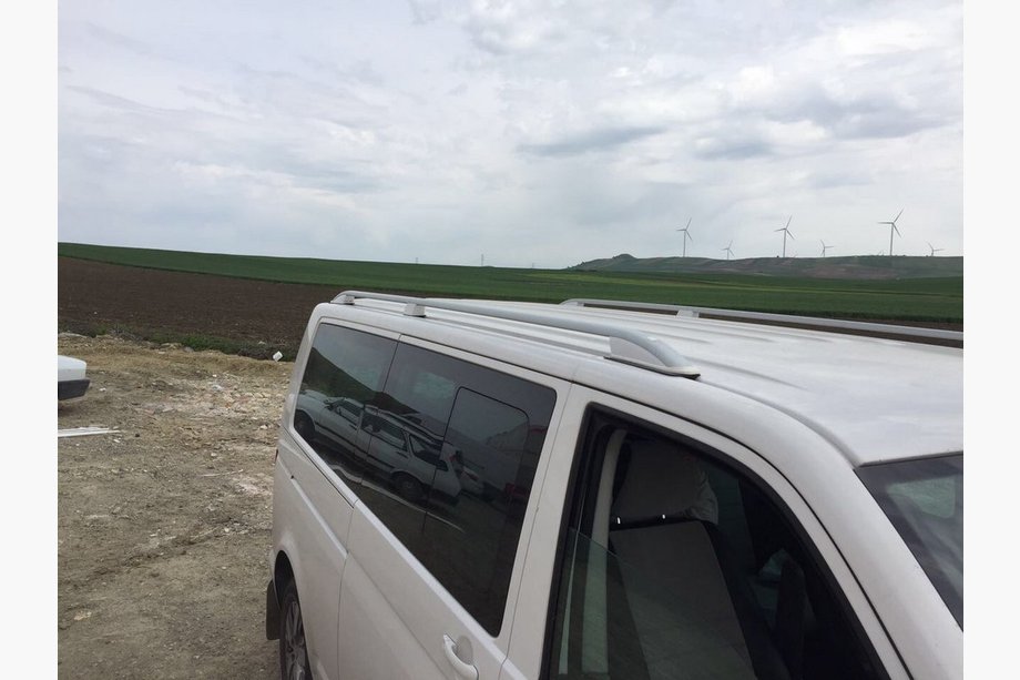 Volkswagen T5 Caravelle 2004-2010 Skyport Roof Rails (white) Short Wheelbase Photo 4