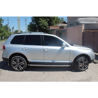 Chrome Roof Rails (Plastic Feet) Volkswagen Touareg 2002–2010 photo 4