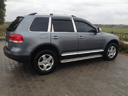 Volkswagen Touareg 2002–2010 Chrome Roof Rails (Plastic Feet) Metal Foot photo 3