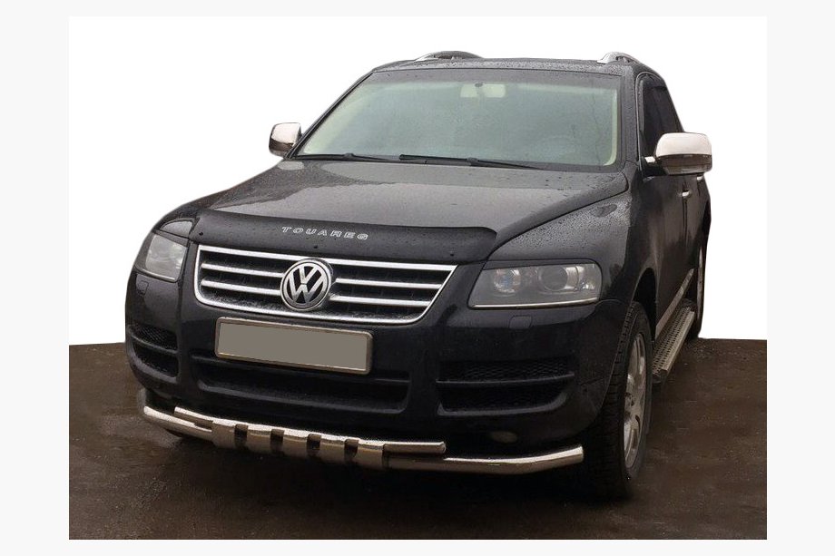 Volkswagen Touareg 2002–2010 Bull Bar ST015 Stainless Steel Image