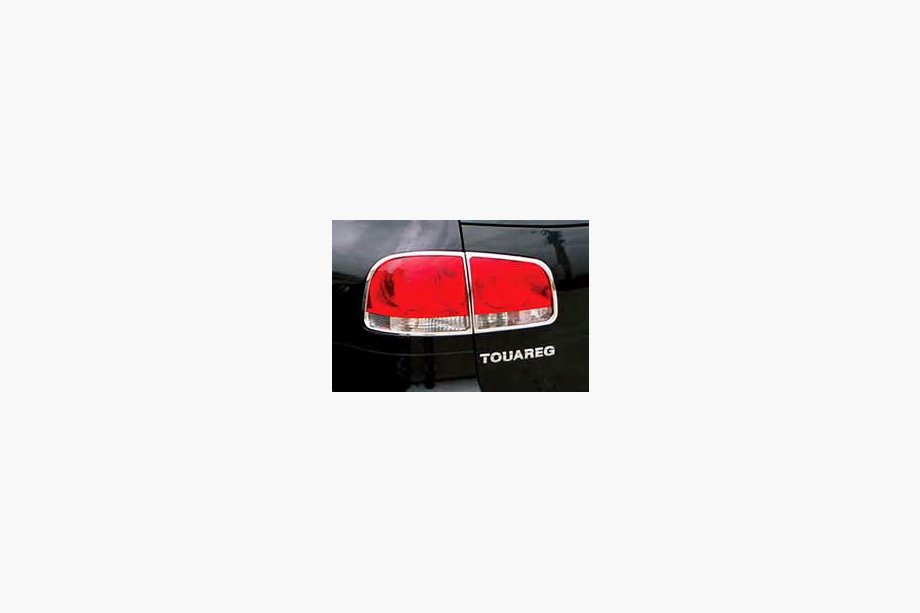 Volkswagen Touareg 2002–2010 Chrome Tail Light Covers 2003-2008 (2 pcs, plastic) Image