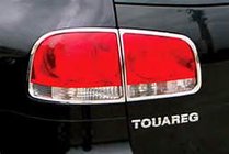Volkswagen Touareg 2002–2010 Chrome Tail Light Covers 2003-2008 (2 pcs, plastic) photo 1