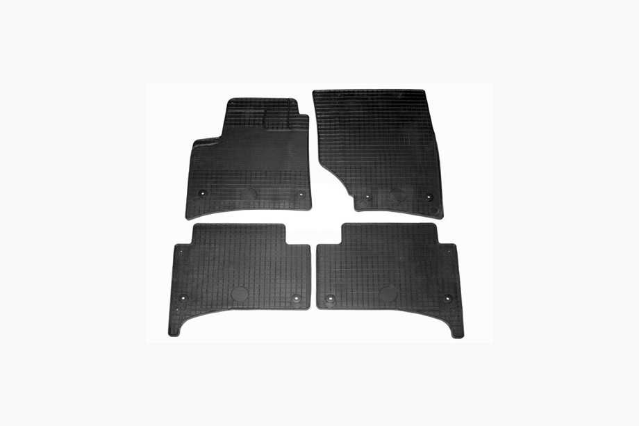 Volkswagen Touareg 2002–2010 Original Rubber Floor Mats (4 pcs, Doma) Image