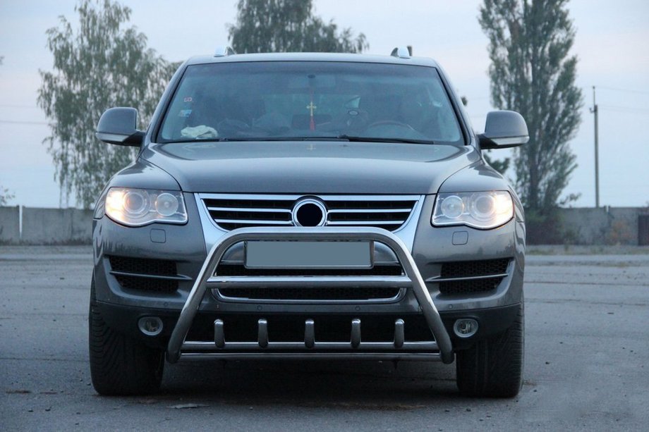 Volkswagen Touareg 2002–2010 Bull Bar WT003 Special (Stainless Steel) Photo 4