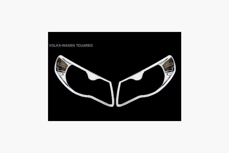 Volkswagen Touareg 2010-2018 Headlight Covers (2 pcs, plastic) Image