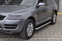 Volkswagen Touareg 2002–2010 Side Steps Fullmond (2 pcs, aluminum) photo 1
