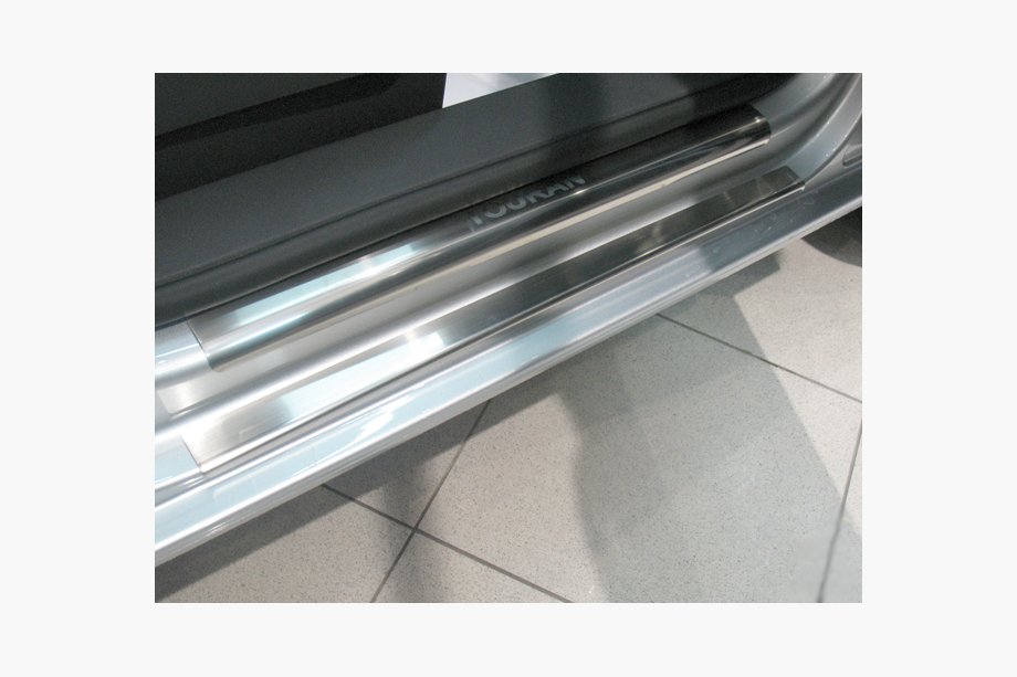 Volkswagen Touran 2010-2015 Door Sill Covers NataNika (4 pcs, stainless steel) Image