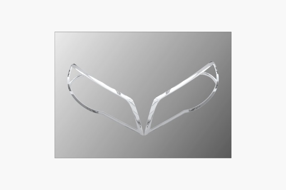 Volkswagen Tiguan 2007-2016 Headlight Covers (2 pcs, plastic) Image