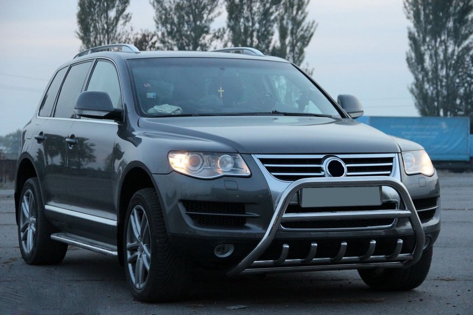 Volkswagen Touareg 2002–2010 Bull Bar WT003 Special (Stainless Steel) Photo 5
