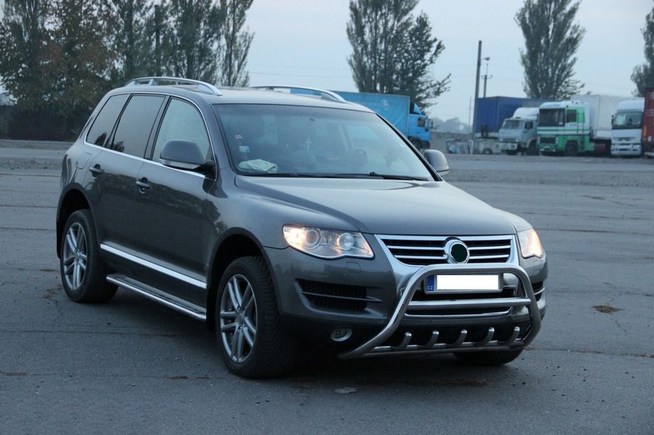 Volkswagen Touareg 2002–2010 Bull Bar WT003 Special (Stainless Steel) Photo 2