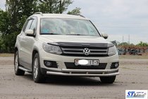 Volkswagen Tiguan 2007-2016 Front Bar ST016 (Stainless Steel) photo 2