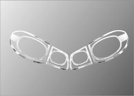 Volkswagen Tiguan 2007-2016 Chrome Tail Light Covers (2 pcs, plastic) photo 1