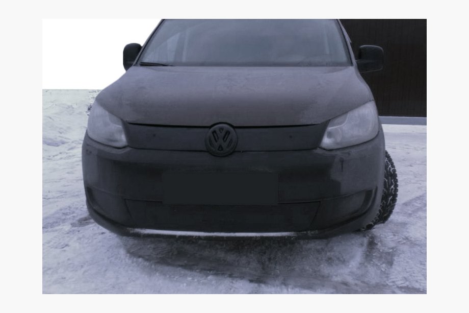 Volkswagen Caddy 2010-2015 Winter grille cover (upper) Photo 3