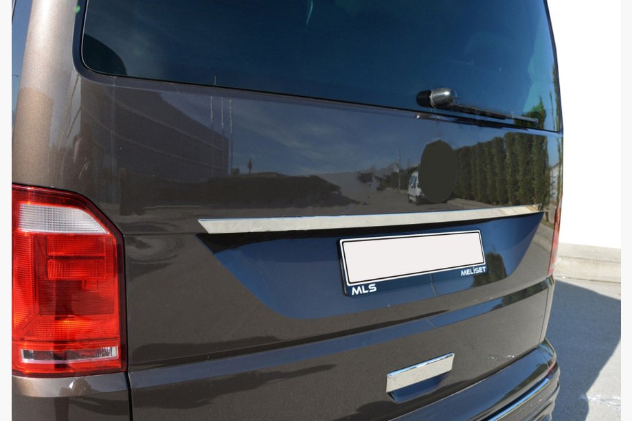 Volkswagen T6 2015-2024 Stainless steel trim above license plate Image