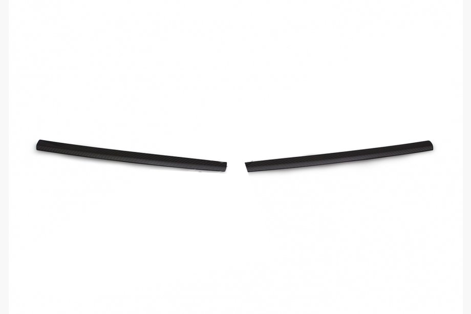 Volkswagen T6 2015-2024 Upper grille covers 2015-2019 (2 pcs, carbon) Photo 2