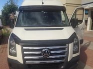 Volkswagen Crafter 2006-2016 Windshield visor on frame V1 (black gloss, 5mm) photo 2