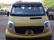 Nissan Primastar 2002-2014 Windshield visor (black gloss, 5mm) photo 3