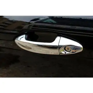 Chrome Door Handle Covers (4 pcs, Stainless Steel)