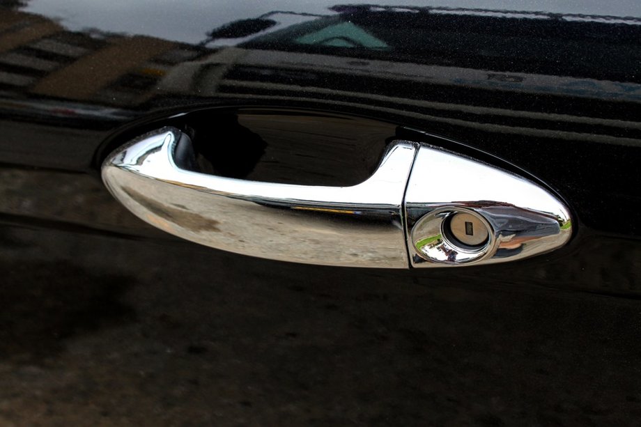 Ford Fiesta 2008-2017 Chrome Door Handle Covers (4 pcs, Stainless Steel) OmsaLine - Italian Stainless Steel Image