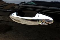 Ford Fiesta 2008-2017 Chrome Door Handle Covers (4 pcs, Stainless Steel) OmsaLine - Italian Stainless Steel photo 1