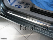Volkswagen Caddy 2004-2010 Door Sill Covers Natanika Standard (4 pcs, Stainless Steel) photo 3