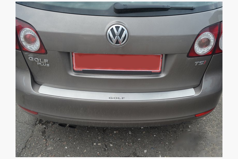 Volkswagen Golf 5 2003-2009 Rear Bumper Protector Nataniko (Stainless Steel) Hatchback Image