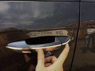 Volkswagen Golf 6 2008-2014 Chrome narrow door handle covers (HB, 4 pcs, stainless steel) OmsaLine - Italian Stainless Steel photo 1