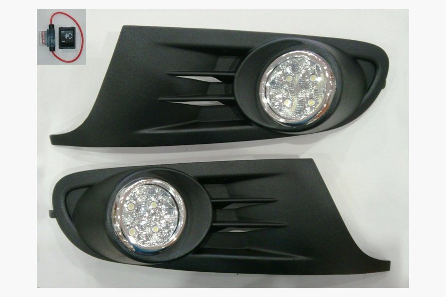 Volkswagen Golf 6 2008-2014 Fog Lights with LED Inserts Image
