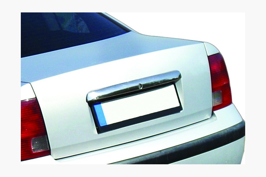 Volkswagen Passat B5 1997-2005 Chrome trim above license plate (1996-2000, stainless steel) Image