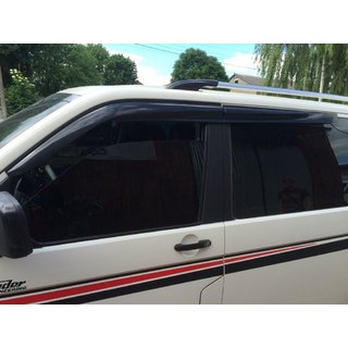 Window Deflectors (4 pcs, Sunplex Sport) Volkswagen T5 Transporter 2003-2010 photo 2