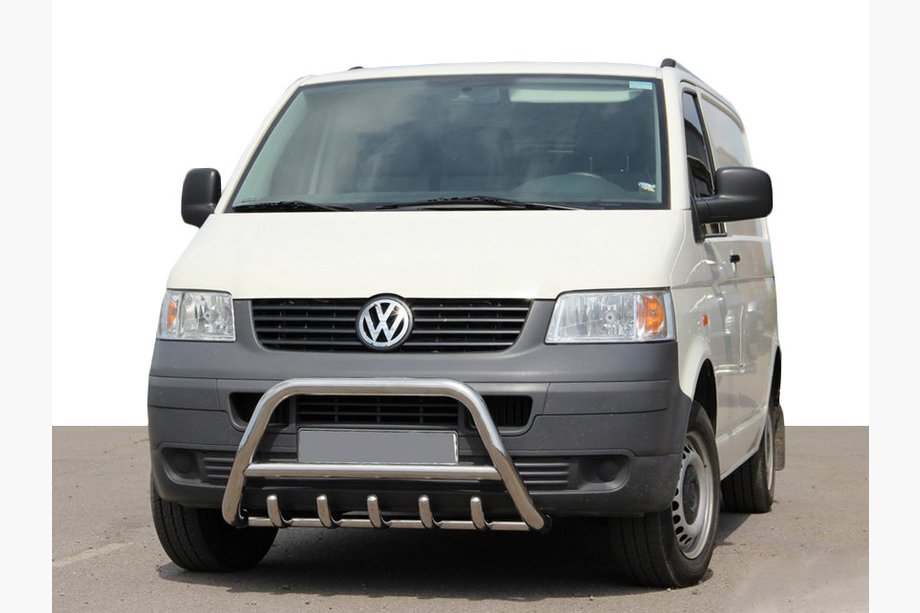 Volkswagen T5 Transporter 2003-2010 Bull Bar WT003 (Stainless Steel) Photo 2