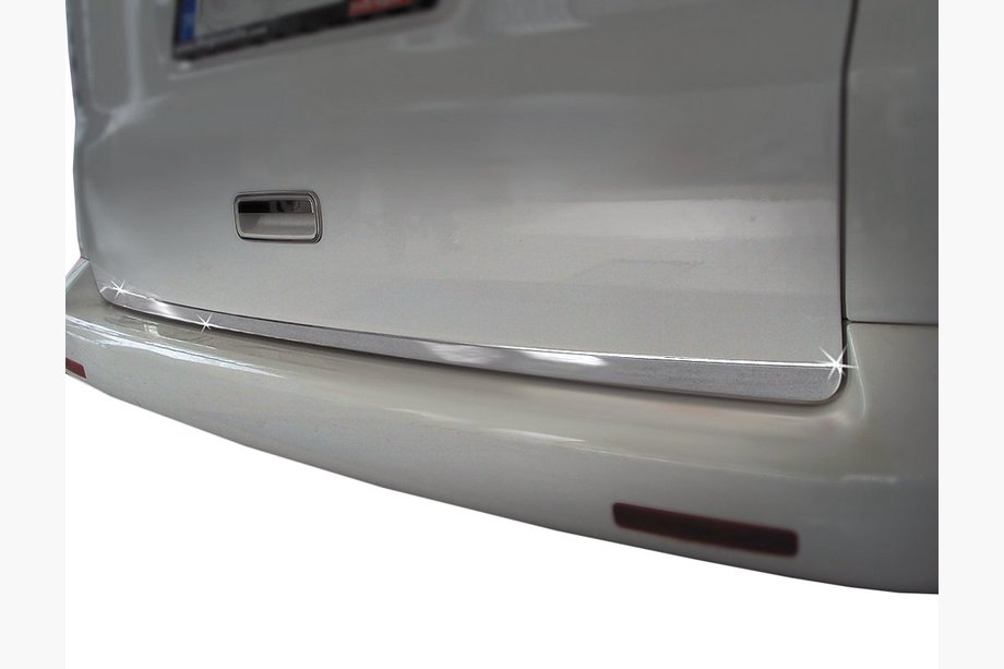 Volkswagen T5 Multivan 2003–2010 Trunk Sill Protector Stainless Steel Carmos, 1 tailgate upward Image