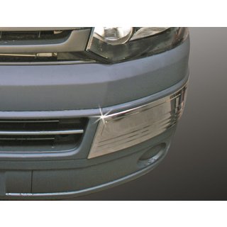 Stainless steel front bumper corner protectors (2 pcs) photo 1