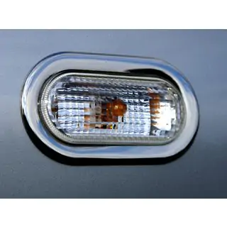 Chrome Turn Signal Trim (2 pcs, Stainless Steel) photo 2