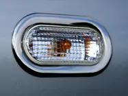 Ford Focus II 2008-2011 Chrome Turn Signal Surrounds (2 pcs, Stainless Steel) photo 1