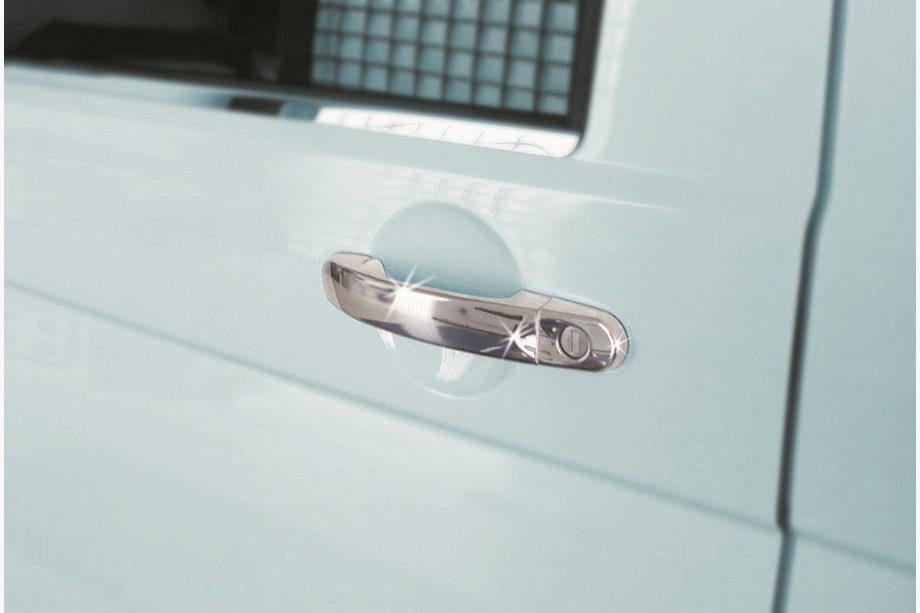 Volkswagen Caddy 2010-2015 Stainless Steel Door Handle Covers Image