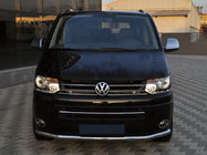 Volkswagen T5 2010-2015 Front bumper guard (stainless steel) photo 1