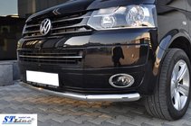 Volkswagen T5 2010-2015 Front bumper guard (stainless steel) photo 3