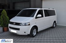 Volkswagen T5 2010-2015 Front bumper guard (stainless steel) photo 6
