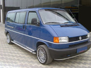 Volkswagen T4 Caravelle/Multivan 1990–2003 Side Steps KB002 d60mm (2 pcs, stainless steel) photo 1