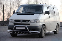 Volkswagen T4 Transporter 1990-2003 Bull Bar WT003 Plus-2 (Stainless Steel) photo 1