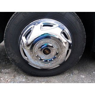 Stainless Steel Wheel Covers OEM (2-ring, 4 pcs) photo 3