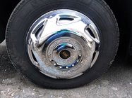 Mercedes Sprinter W906 2006–2018 Stainless Steel Wheel Covers OEM (2-ring, 4 pcs) photo 2